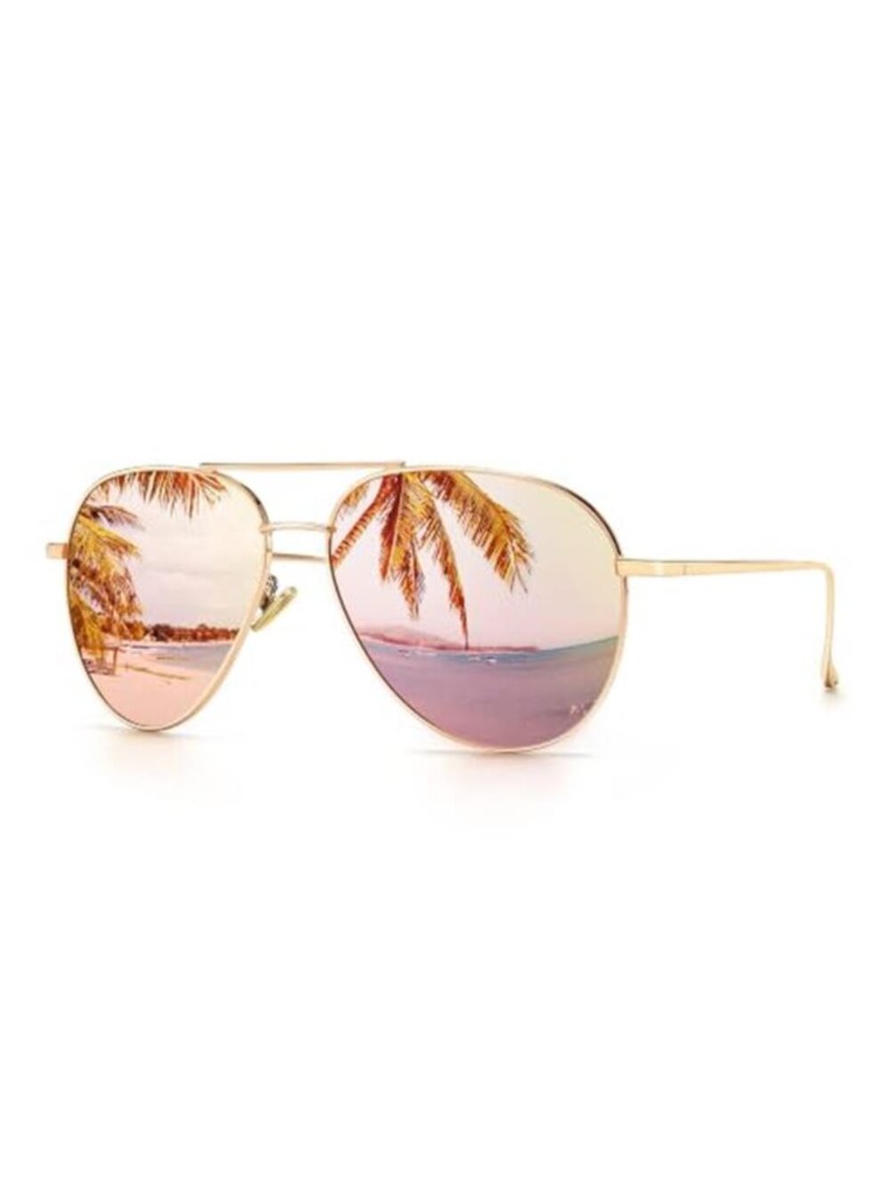 Oversized Aviator Sunglasses Womens Mirrored Polarized Lens
